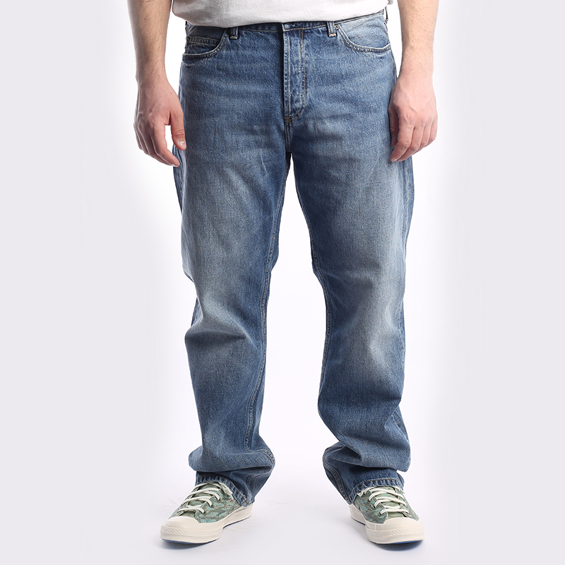 мужские синие брюки Carhartt WIP Marlow Pant I023029-blue - цена, описание, фото 3