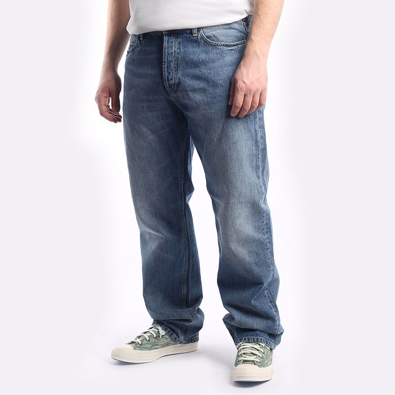 мужские синие брюки Carhartt WIP Marlow Pant I023029-blue - цена, описание, фото 1