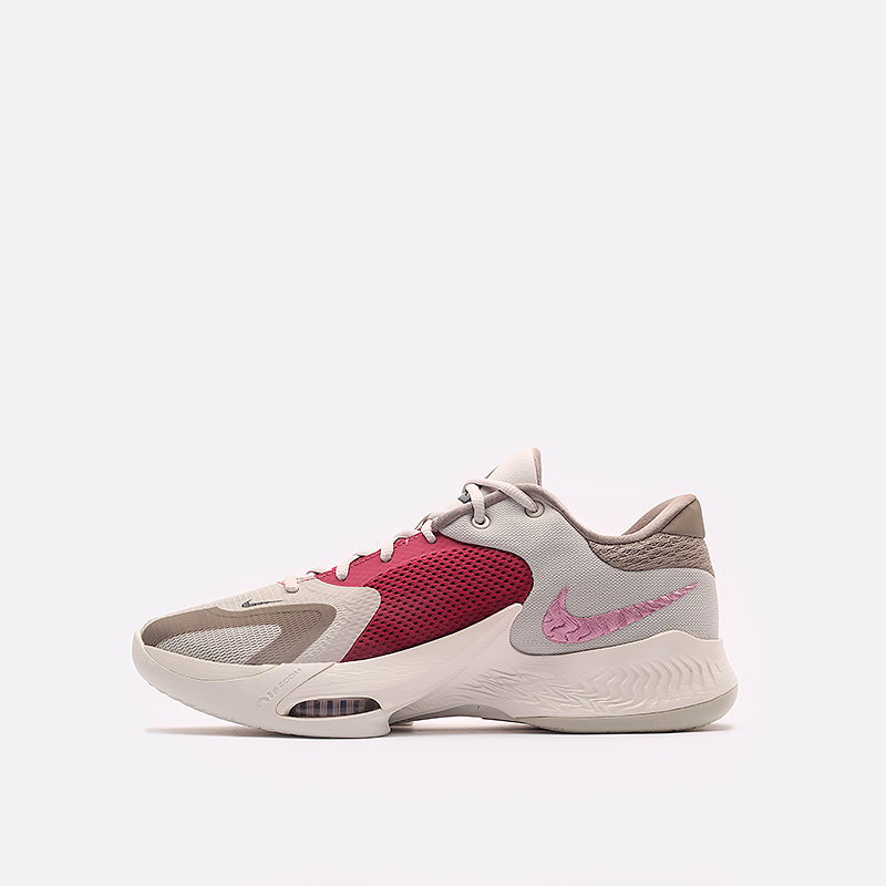 мужские бежевые баскетбольные кроссовки Nike Zoom Freak 4 DJ6148-002 - цена, описание, фото 2