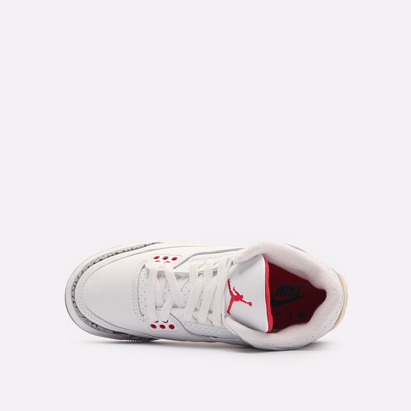 женские белые кроссовки Jordan 3 Retro GS DM0967-100 - цена, описание, фото 6