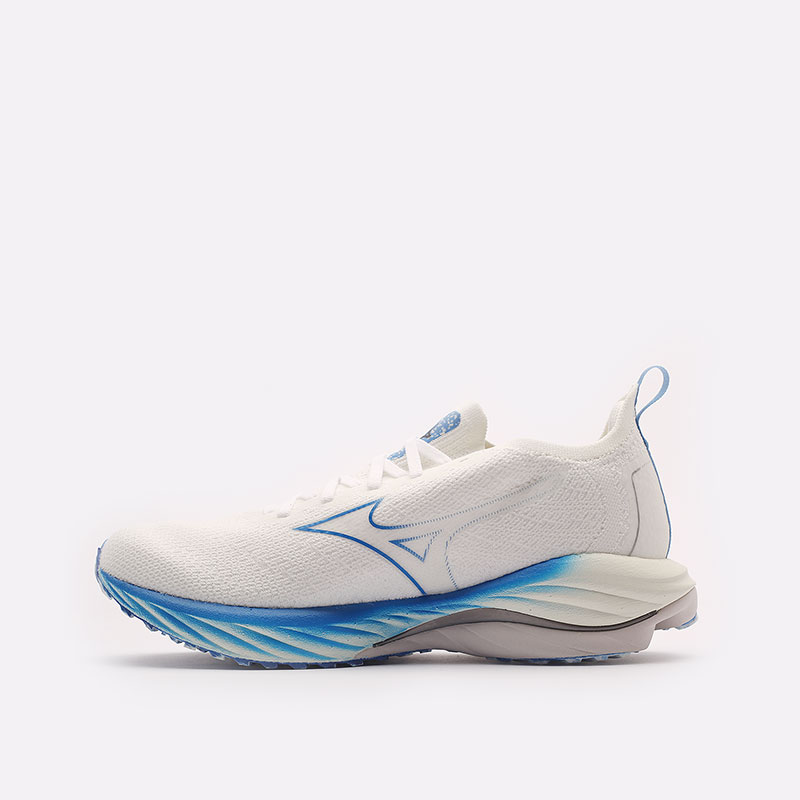 мужские белые кроссовки Mizuno Wave Neo Wind J1GC227801 - цена, описание, фото 5