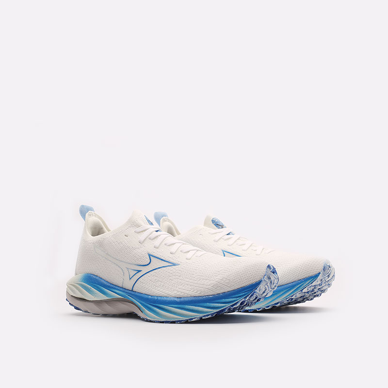 мужские белые кроссовки Mizuno Wave Neo Wind J1GC227801 - цена, описание, фото 3