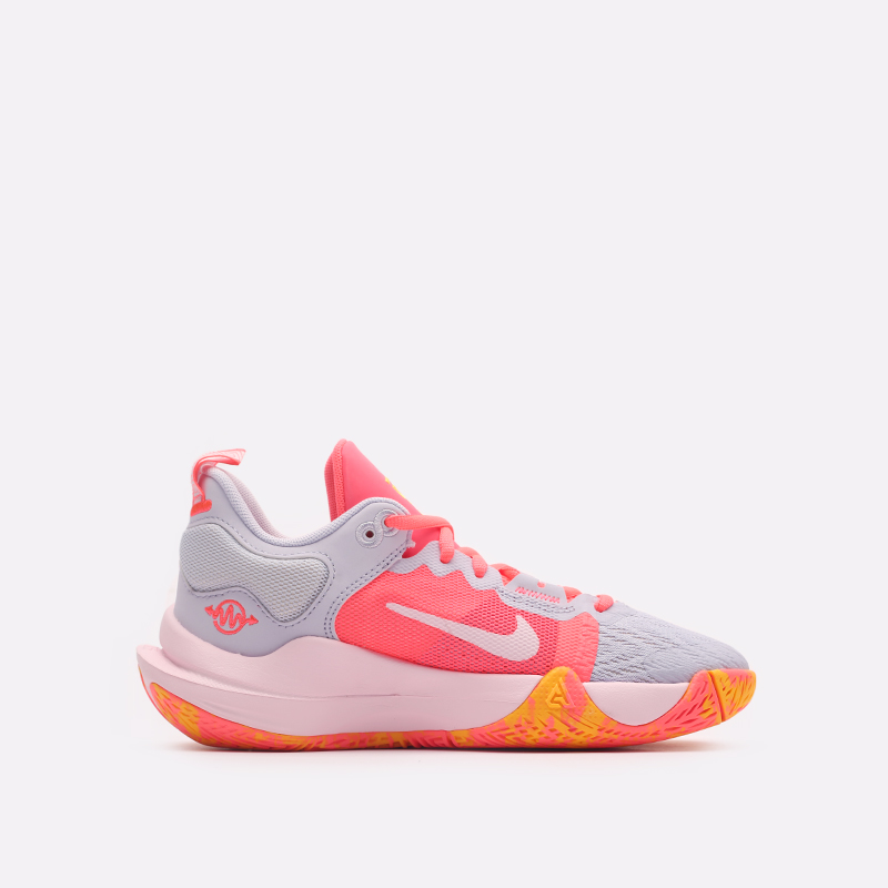 женские разноцветные баскетбольные кроссовки Nike Giannis Immortality 2 (GS) DQ1943-600 - цена, описание, фото 3