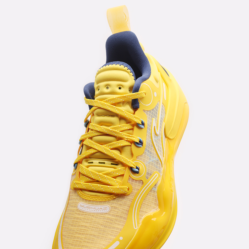 мужские желтые баскетбольные кроссовки Li-Ning Yushuai XVI V2 ABAT003-3 - цена, описание, фото 7