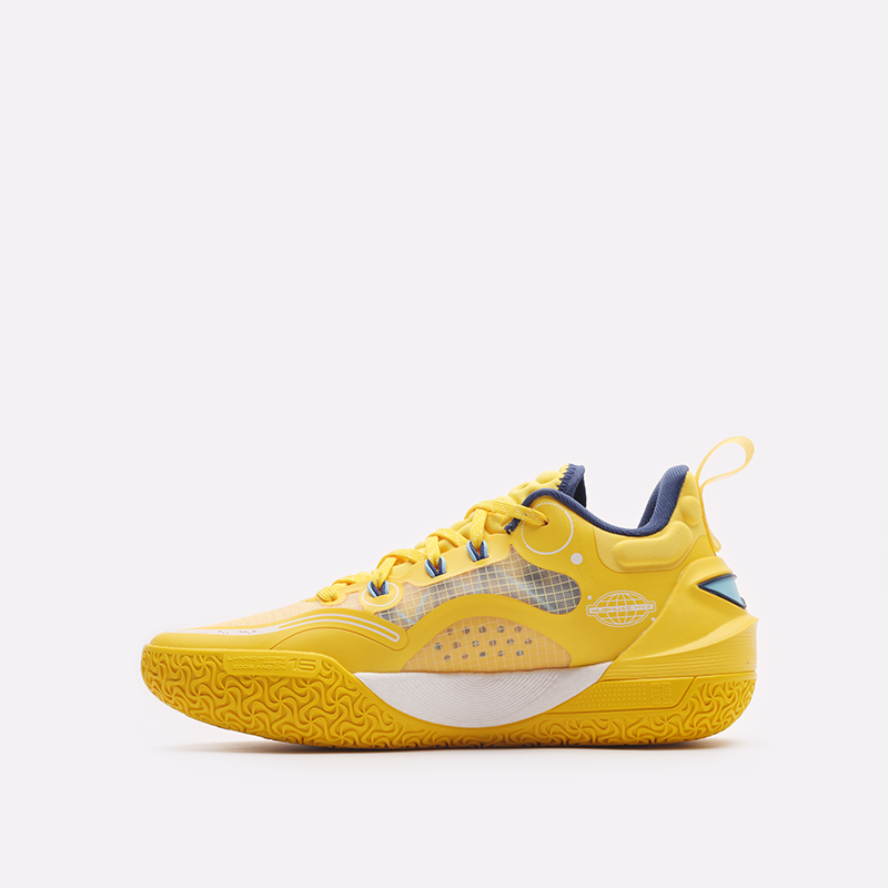 мужские желтые баскетбольные кроссовки Li-Ning Yushuai XVI V2 ABAT003-3 - цена, описание, фото 2