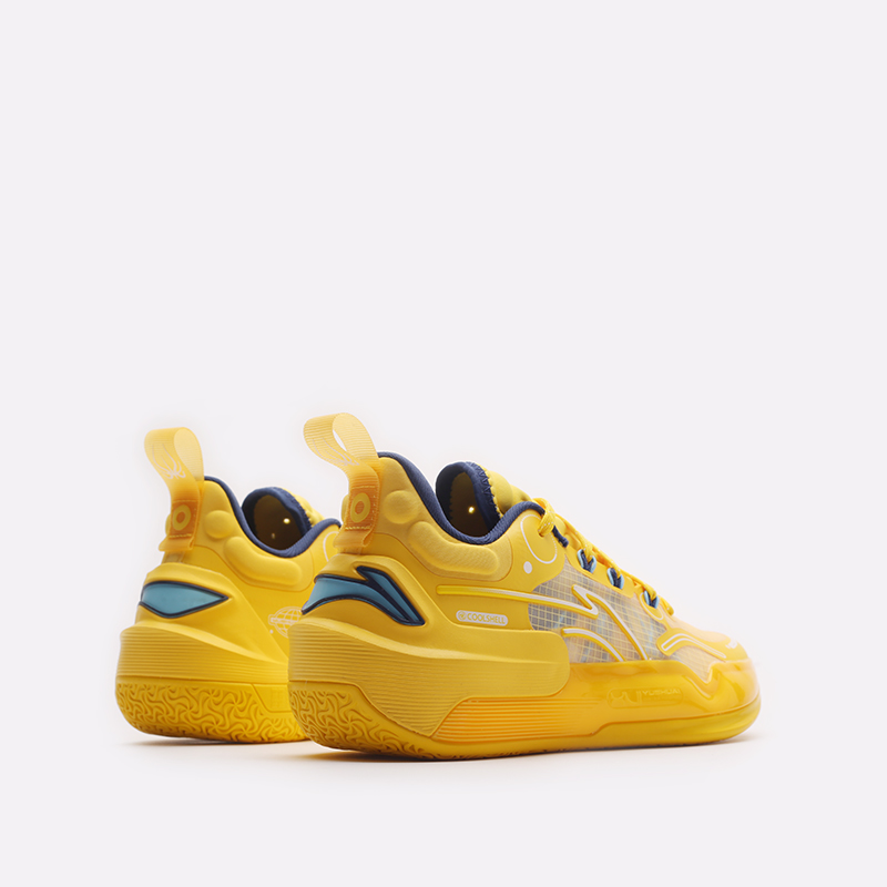 мужские желтые баскетбольные кроссовки Li-Ning Yushuai XVI V2 ABAT003-3 - цена, описание, фото 3