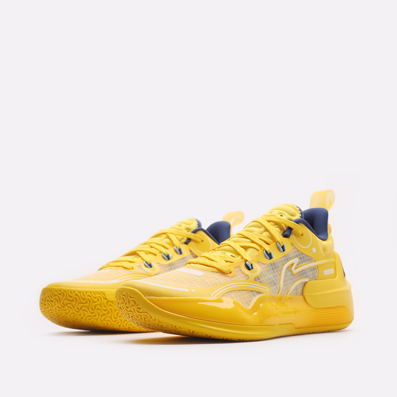 мужские желтые баскетбольные кроссовки Li-Ning Yushuai XVI V2 ABAT003-3 - цена, описание, фото 4