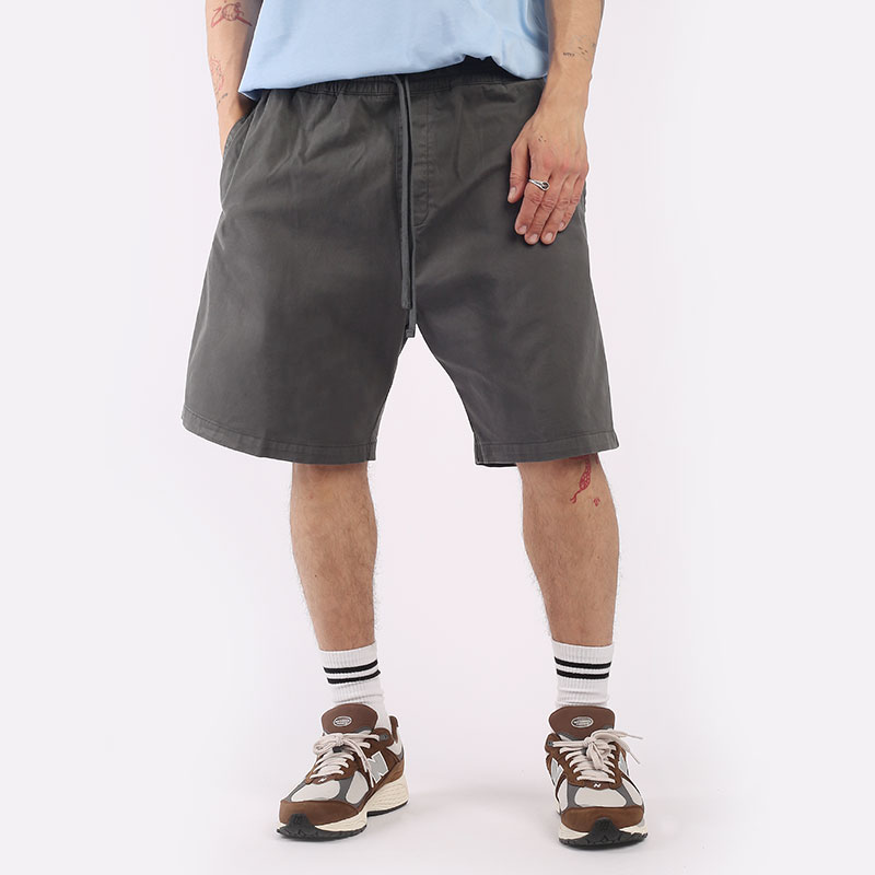 мужские серые шорты Carhartt WIP Lawton Short I026518-jura - цена, описание, фото 1