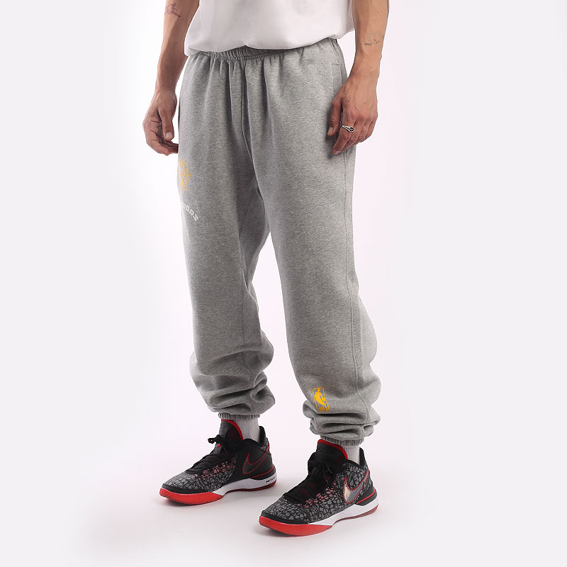Мужские брюки Nike Golden State Warriors NBA Fleece Pants (DN9974-063)купить по цене 11990 руб в интернет-магазине Streetball
