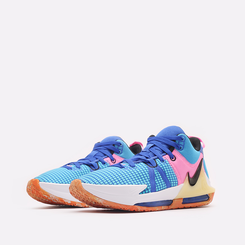 мужские синие баскетбольные кроссовки Nike Lebron Witness VII EP DM1122-400 - цена, описание, фото 4