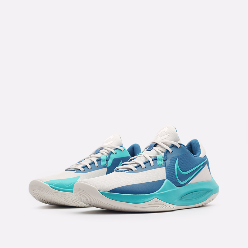 мужские синие баскетбольные кроссовки Nike Precision VI DD9535-008 - цена, описание, фото 4