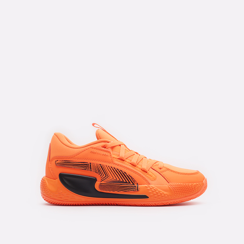 мужские оранжевые баскетбольные кроссовки PUMA Court Rider Chaos Laser 37805301 - цена, описание, фото 1