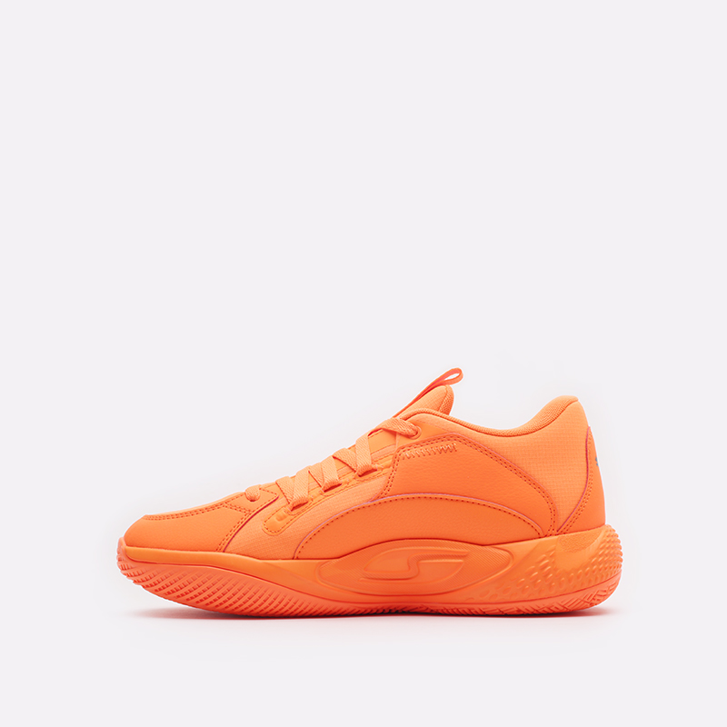 мужские оранжевые баскетбольные кроссовки PUMA Court Rider Chaos Laser 37805301 - цена, описание, фото 2