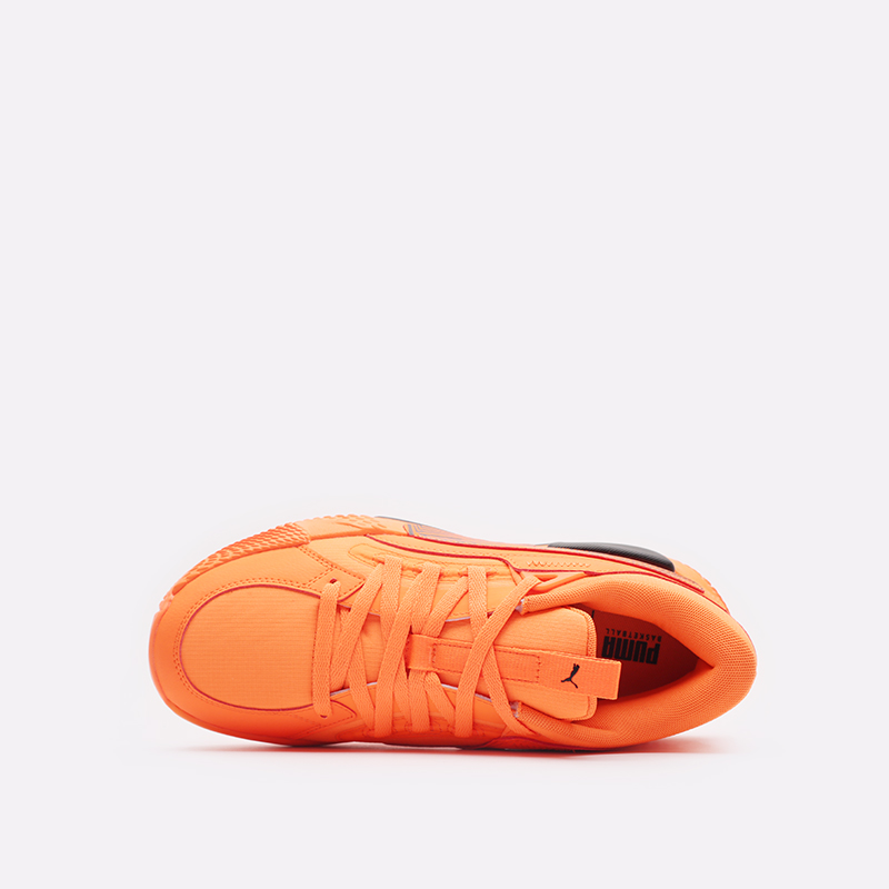 мужские оранжевые баскетбольные кроссовки PUMA Court Rider Chaos Laser 37805301 - цена, описание, фото 6