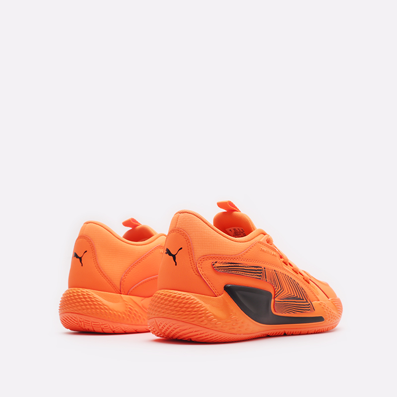 мужские оранжевые баскетбольные кроссовки PUMA Court Rider Chaos Laser 37805301 - цена, описание, фото 3