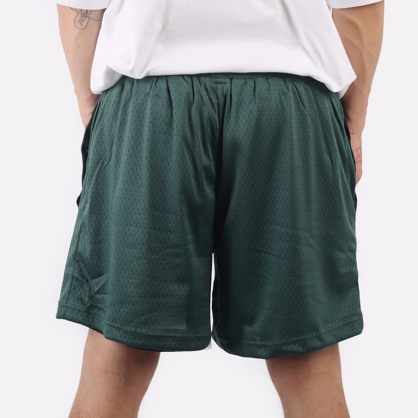 мужские зеленые шорты  Hard Open Run Open run-grn/gold - цена, описание, фото 3