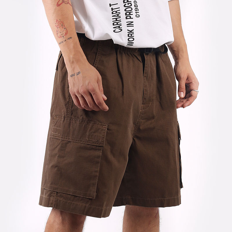мужские коричневые шорты  Carhartt WIP Wynton Short I030482-brown - цена, описание, фото 3