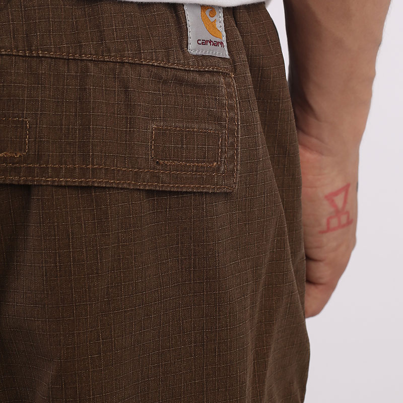 мужские коричневые шорты  Carhartt WIP Wynton Short I030482-brown - цена, описание, фото 6