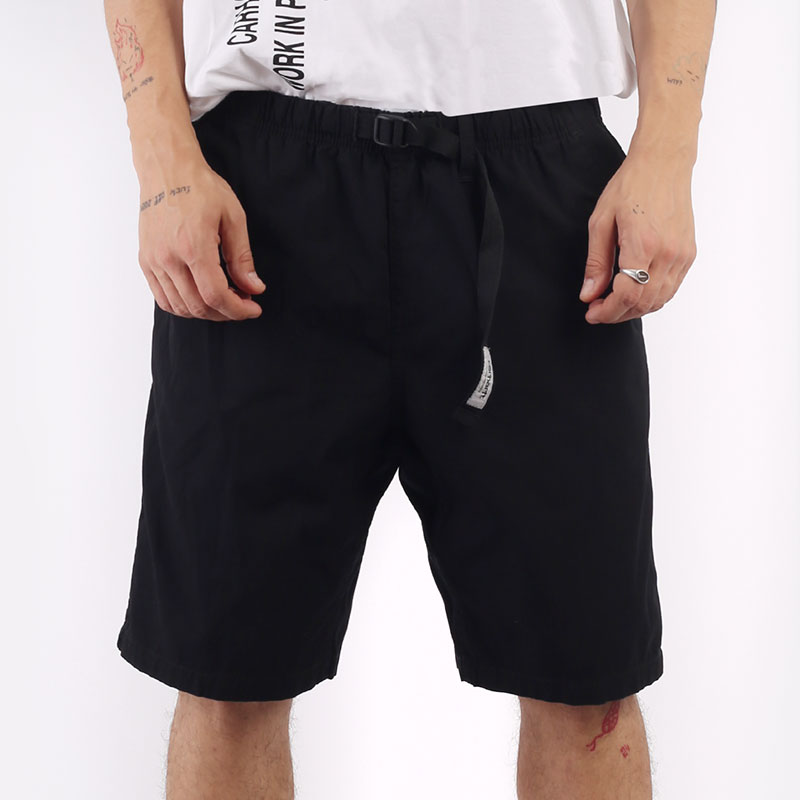 мужские черные шорты  Carhartt WIP Clover Short I025931-black - цена, описание, фото 1