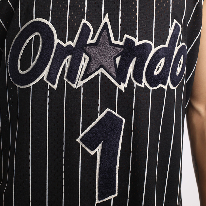 Мужская майка Mitchell and ness Chenille Swingman (OMA94PHABLCK)  - цена, описание, фото 3