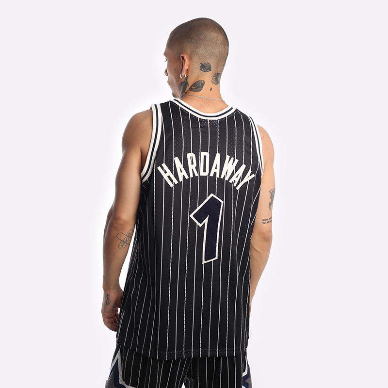 мужская майка Mitchell and ness Chenille Swingman  (OMA94PHABLCK)  - цена, описание, фото 2