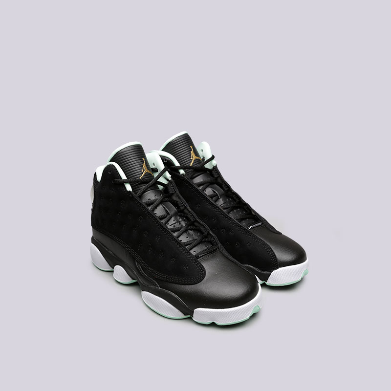 женские черные кроссовки Jordan Retro XIII GG 439358-015 - цена, описание, фото 4