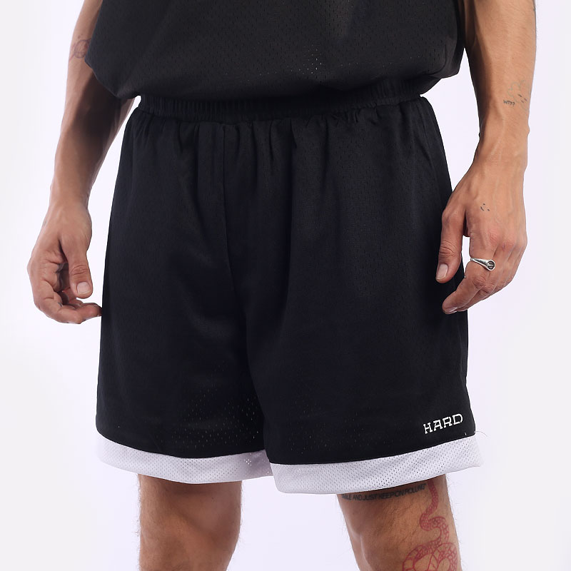 мужские черные шорты  Hard Open Run Forma Short-black/w - цена, описание, фото 1