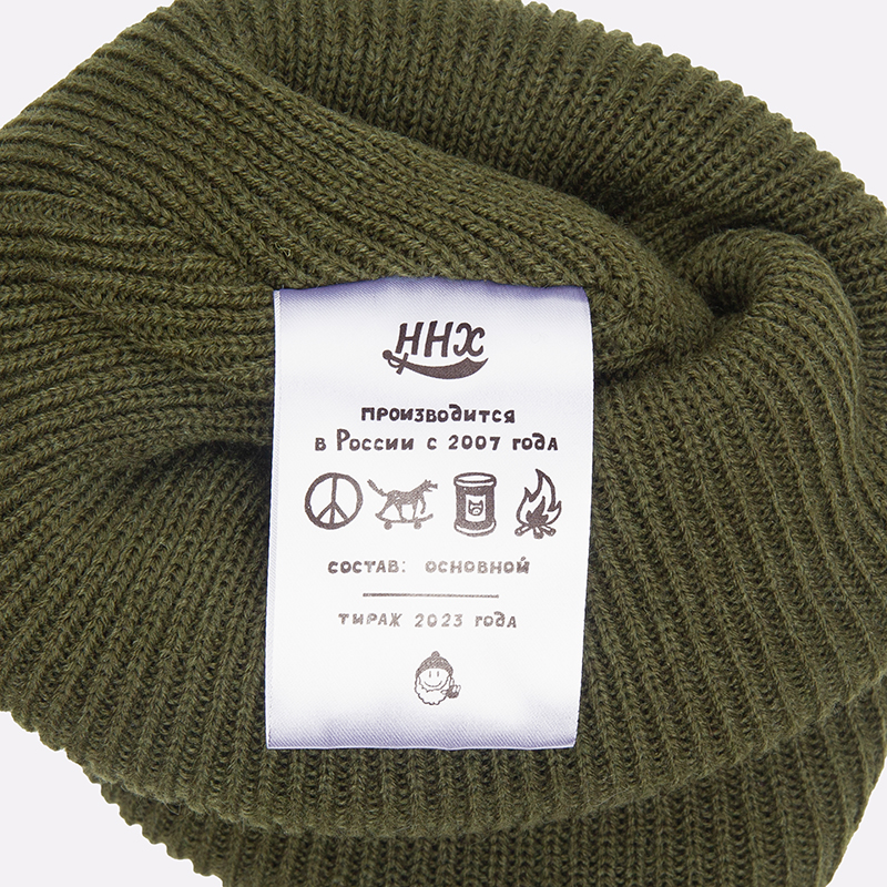  зеленая шапка ННХ Эверест Эверест-хаки - цена, описание, фото 5