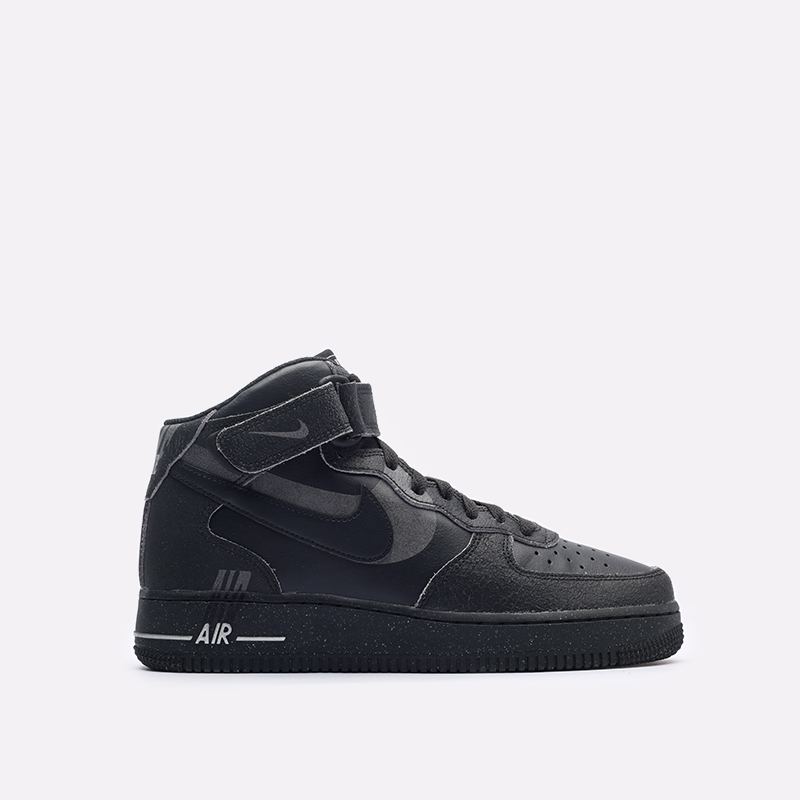 мужские черные кроссовки Nike Air Force 1 Mid &#039;07 LX DQ7666-001 - цена, описание, фото 1