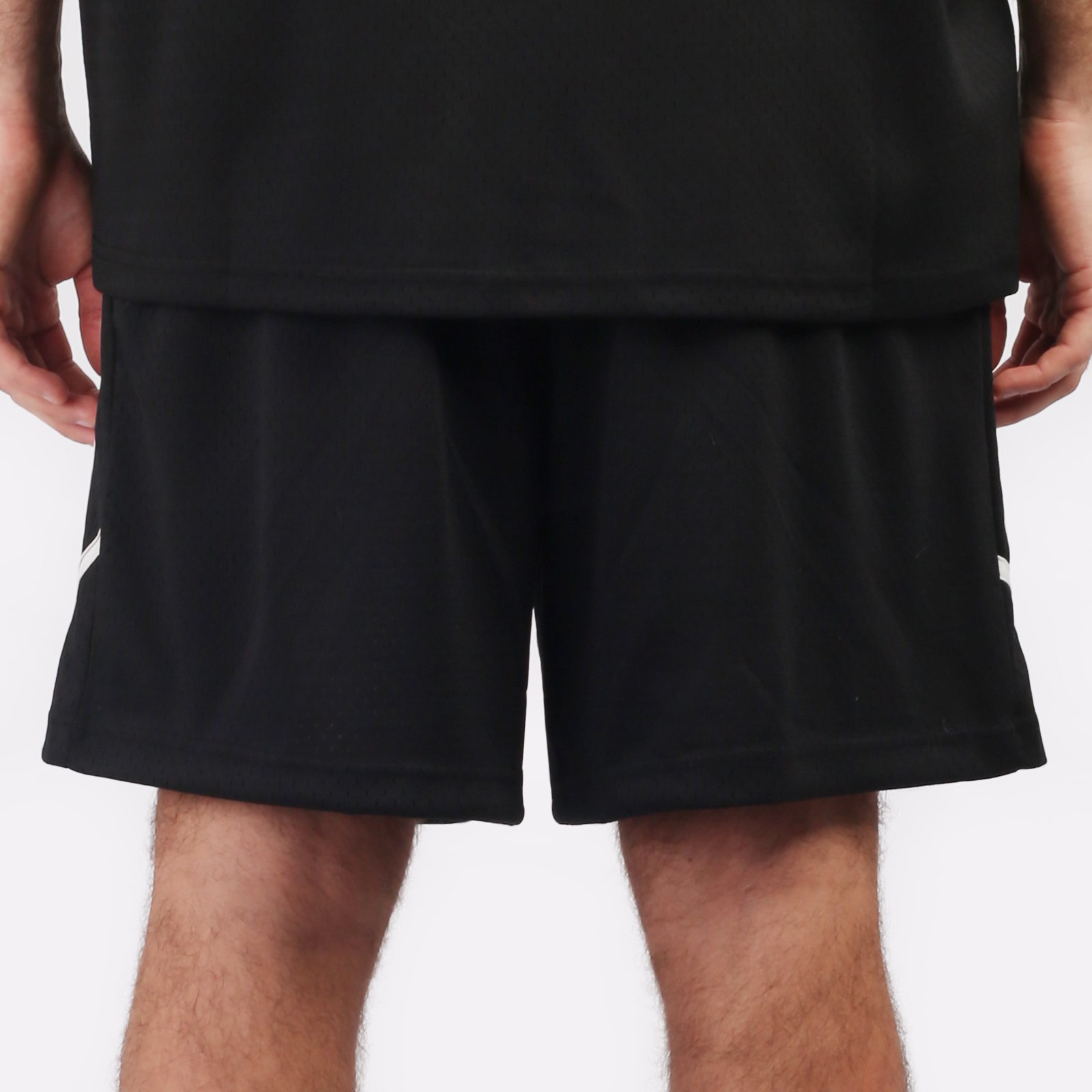 мужские черные шорты Hard Teammate Teammate short-blk/wht - цена, описание, фото 2