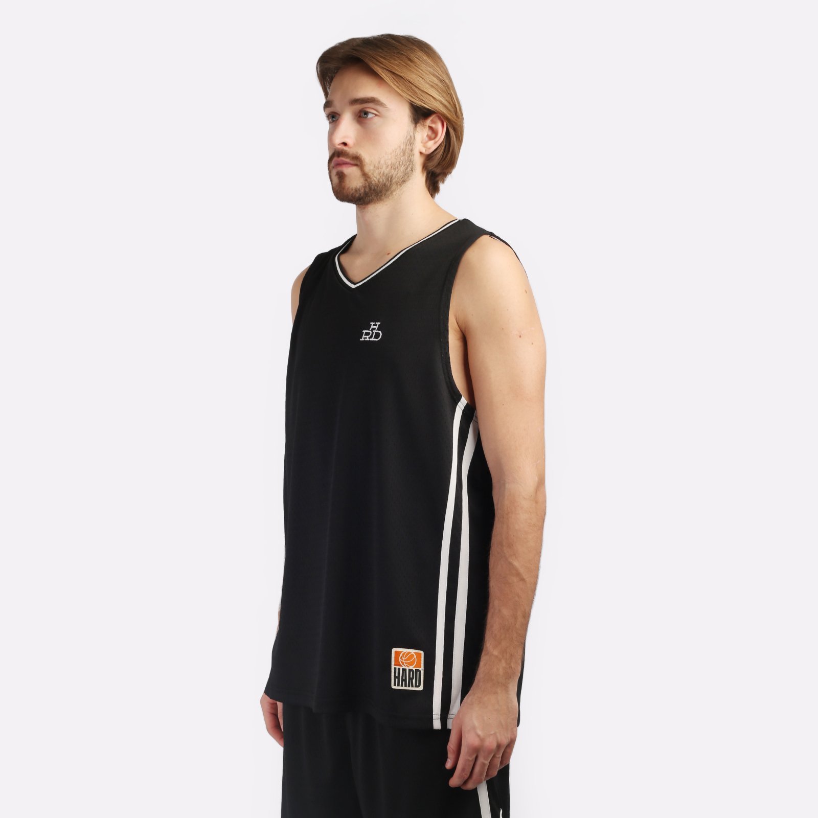 Мужская майка Hard Teammate (Teammate tank-blk/wht)  - цена, описание, фото 3