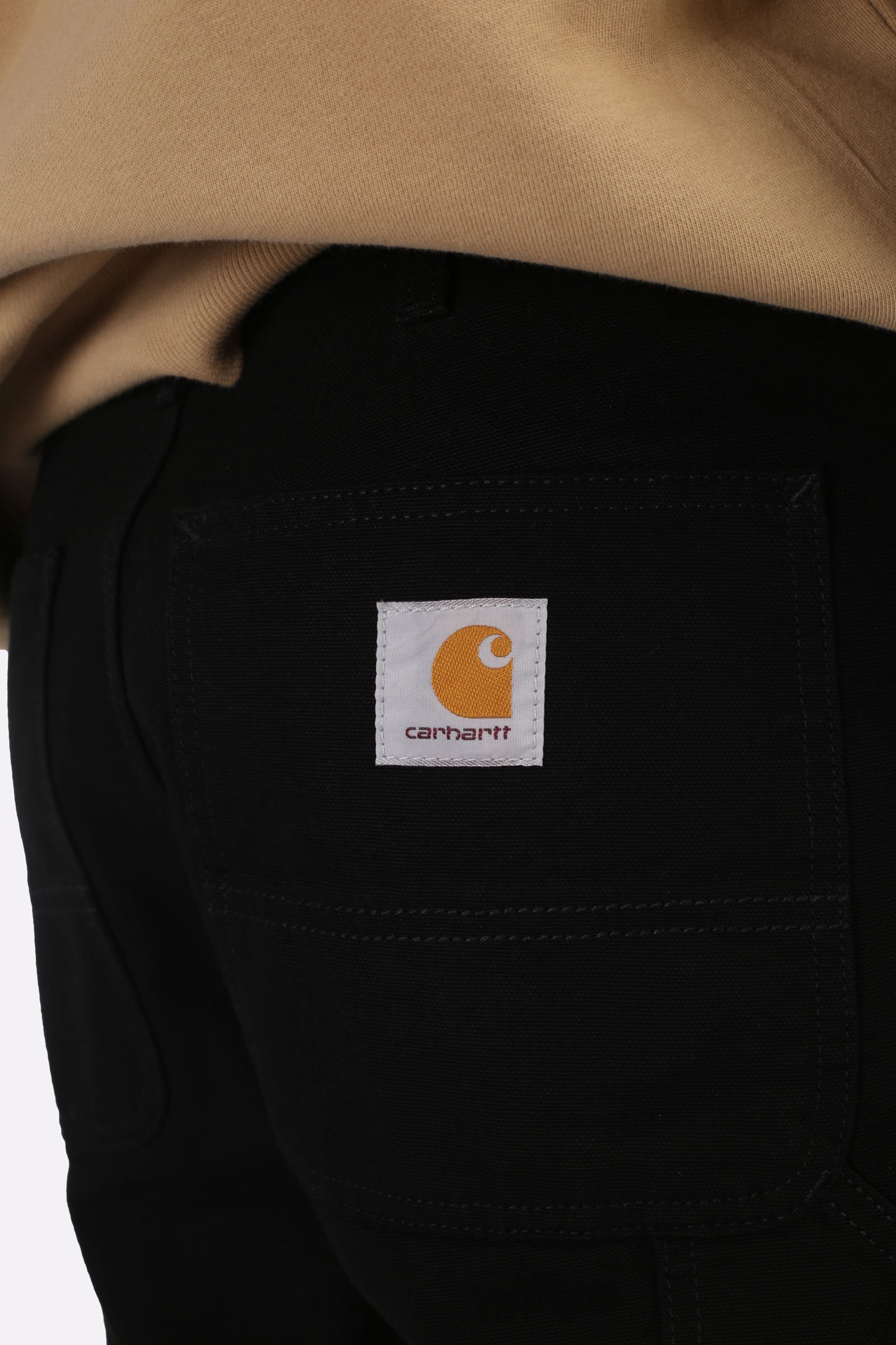мужские черные шорты Carhartt WIP Single Knee Short I027942-black - цена, описание, фото 6