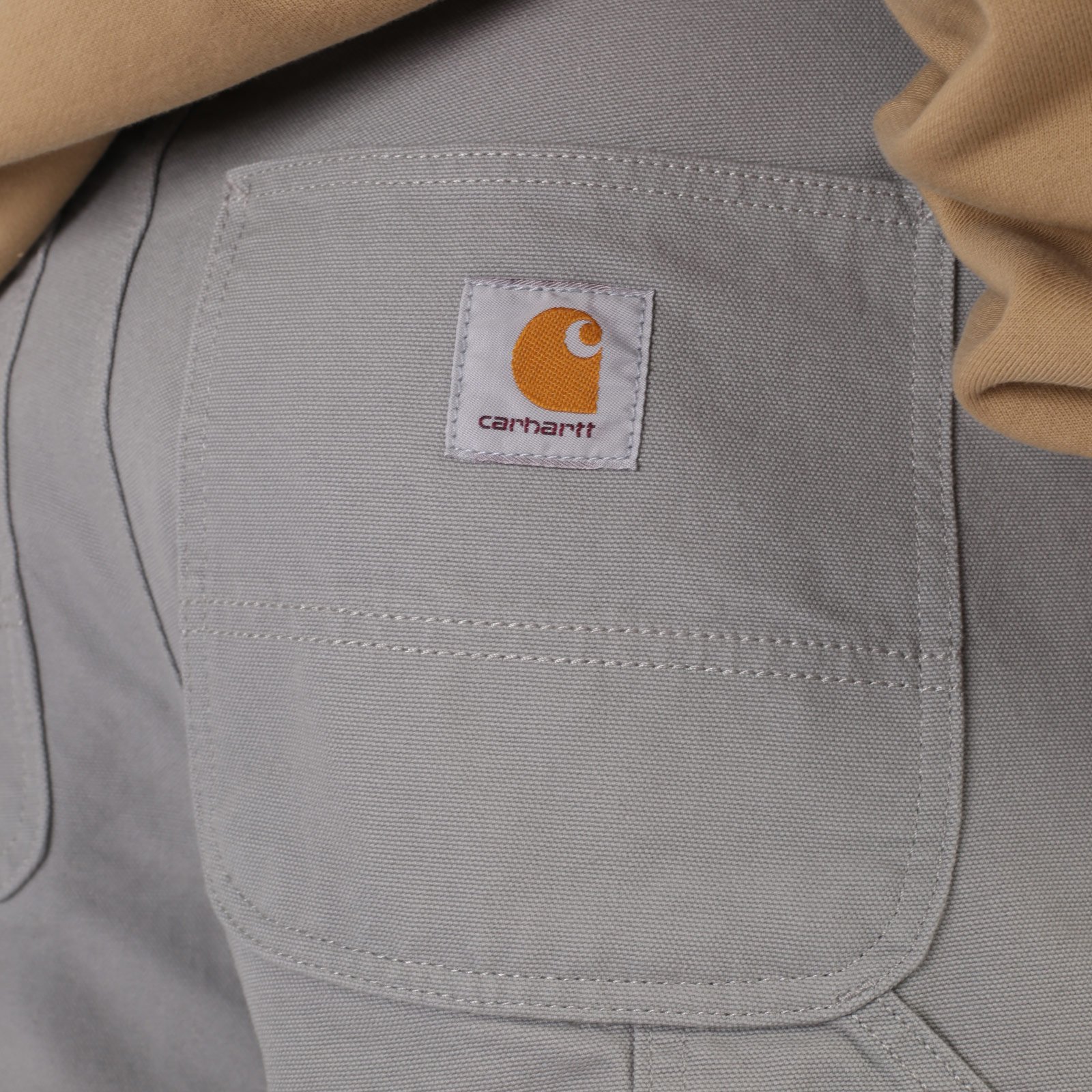 мужские серые шорты Carhartt WIP Single Knee Short I027942-marengo - цена, описание, фото 3