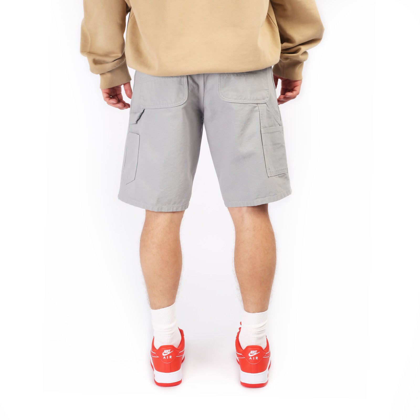 мужские серые шорты Carhartt WIP Single Knee Short I027942-marengo - цена, описание, фото 2