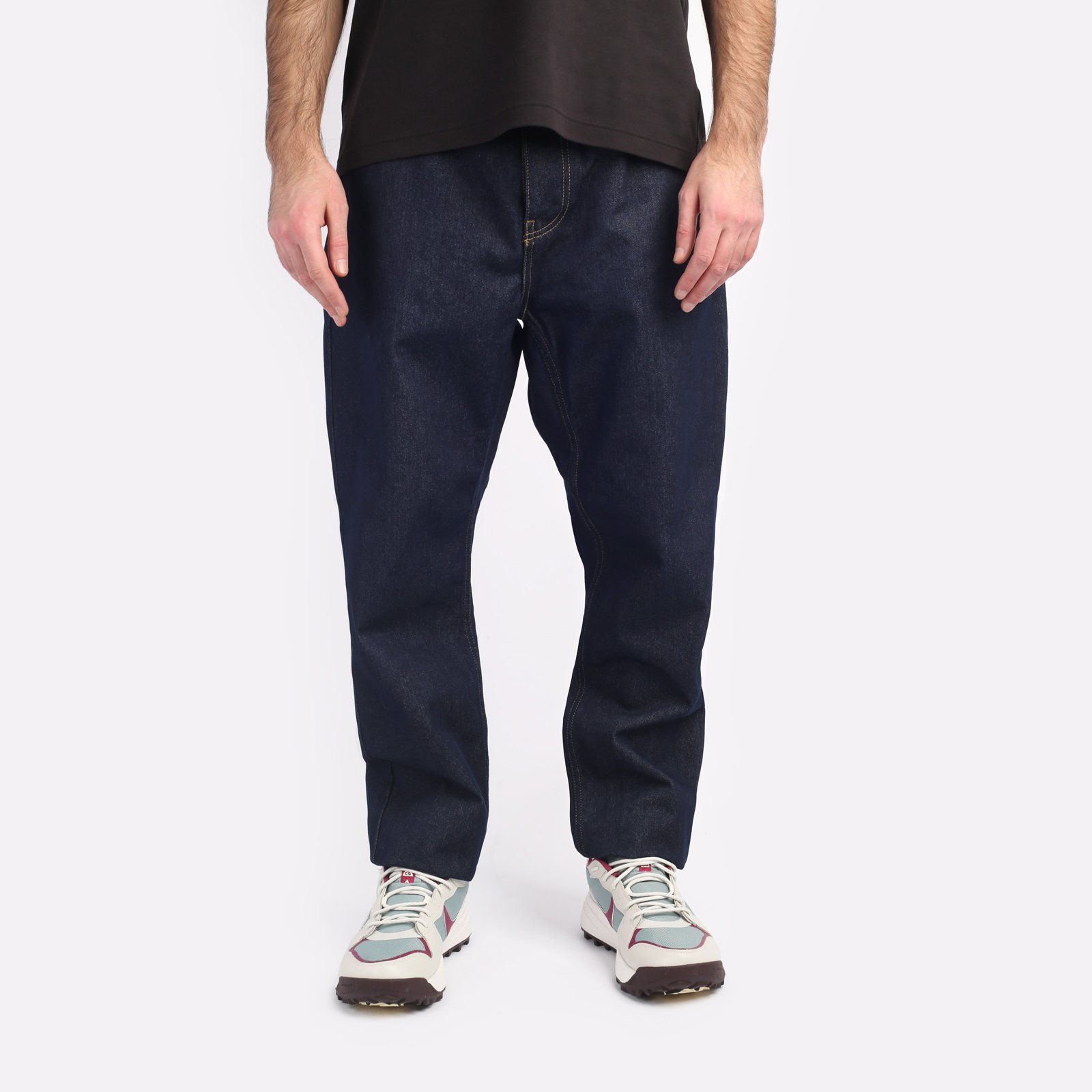 мужские синие брюки Carhartt WIP Maitland I029208-blue - цена, описание, фото 1