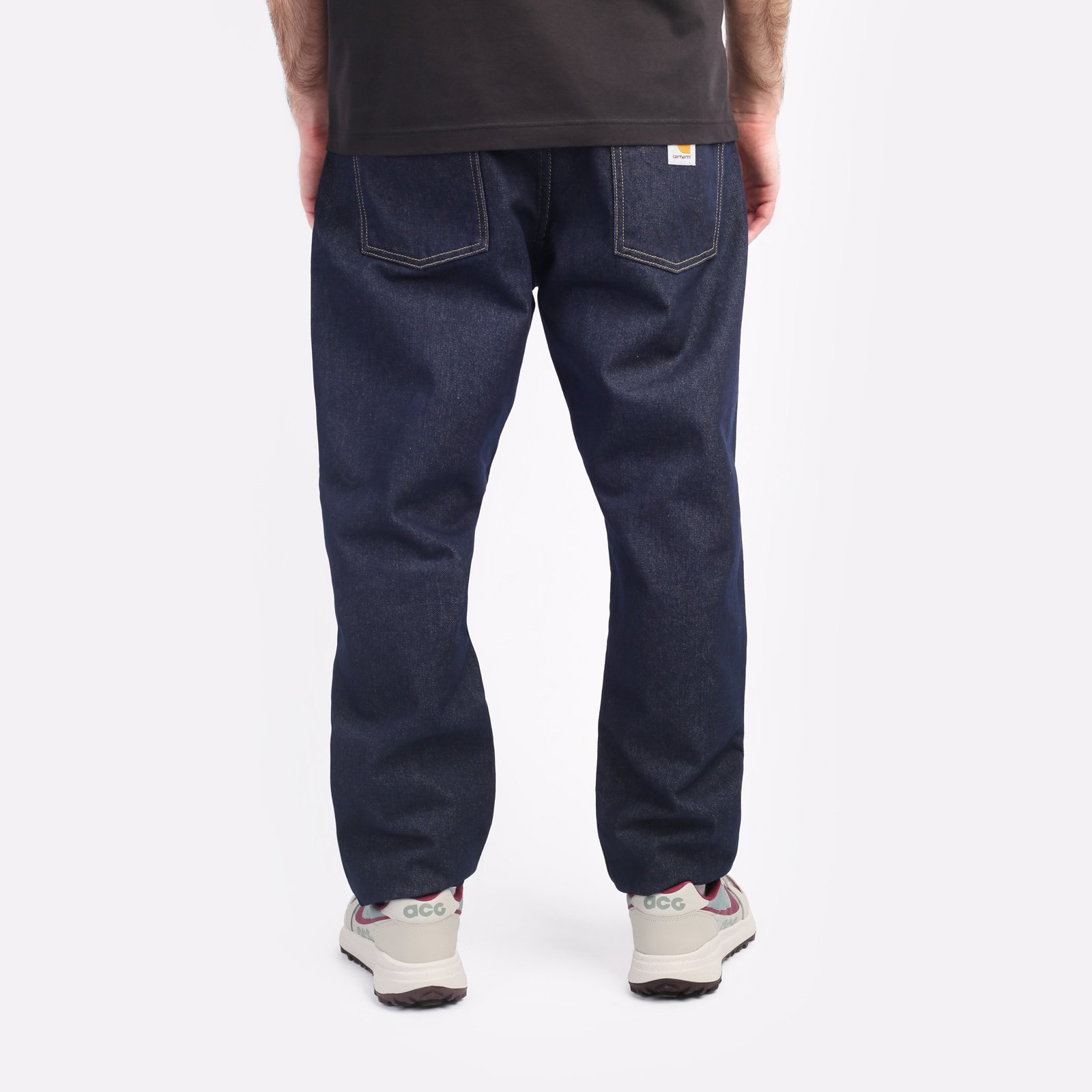 мужские синие брюки Carhartt WIP Maitland I029208-blue - цена, описание, фото 2