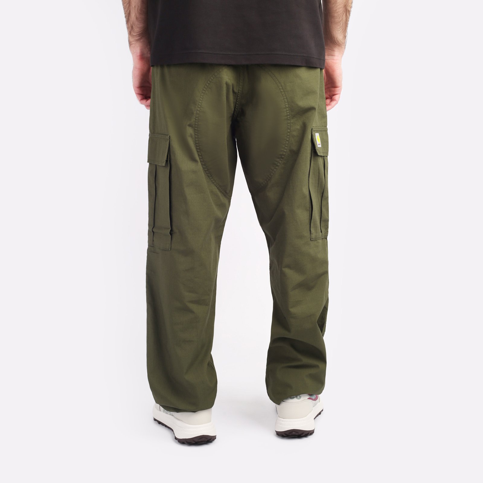 мужские зеленые брюки Carhartt WIP Regular Cargo Pant I032467-cypress - цена, описание, фото 2