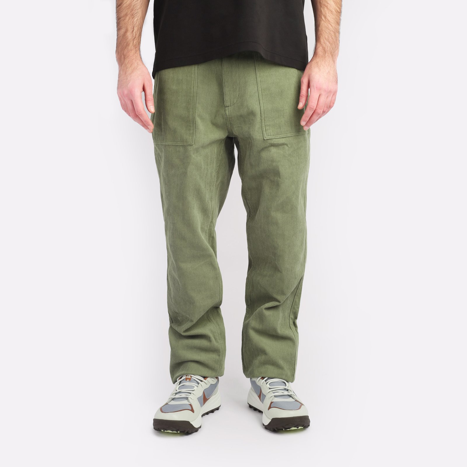 мужские зеленые брюки Alpha Industries Corduroy Fatigue Pant MBC53501CO-green - цена, описание, фото 1