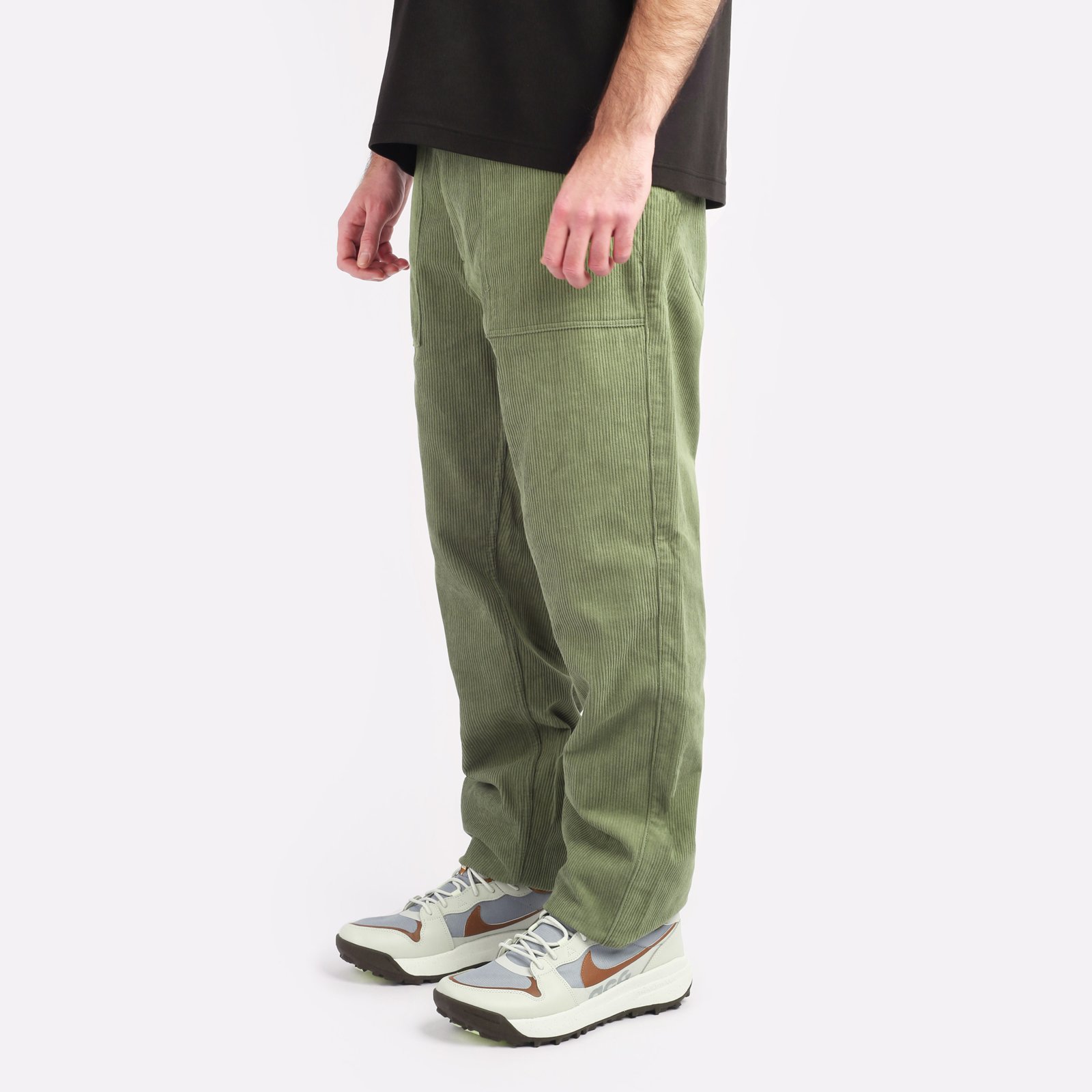 мужские зеленые брюки Alpha Industries Corduroy Fatigue Pant MBC53501CO-green - цена, описание, фото 3