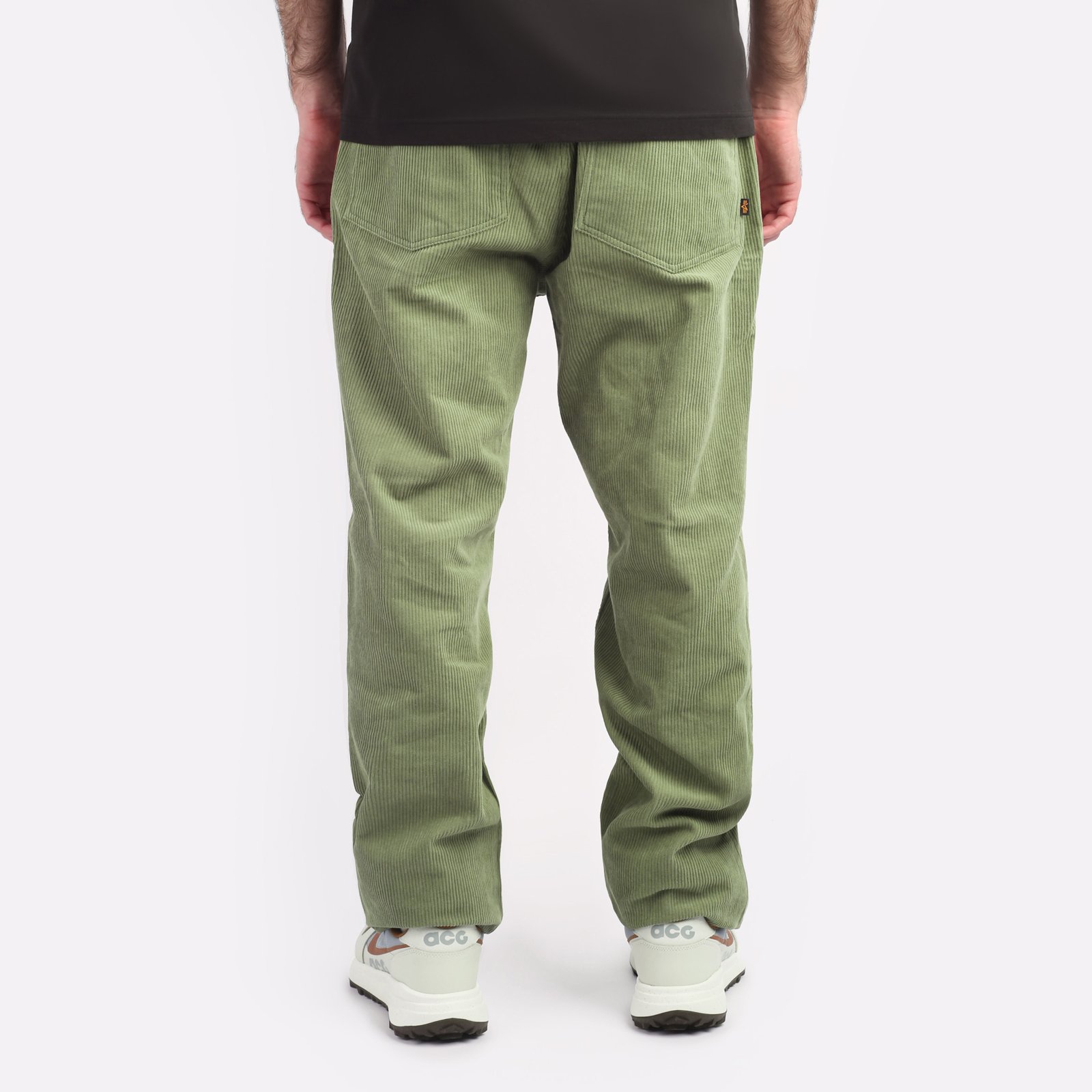 мужские зеленые брюки Alpha Industries Corduroy Fatigue Pant MBC53501CO-green - цена, описание, фото 2