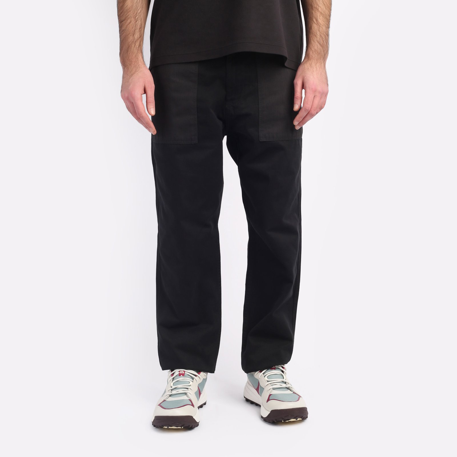 мужские черные брюки Alpha Industries Fatigue Pant MBO52500C1-black - цена, описание, фото 1