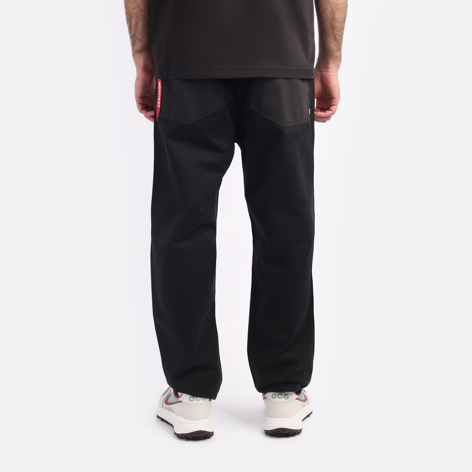 мужские черные брюки Alpha Industries Fatigue Pant MBO52500C1-black - цена, описание, фото 2
