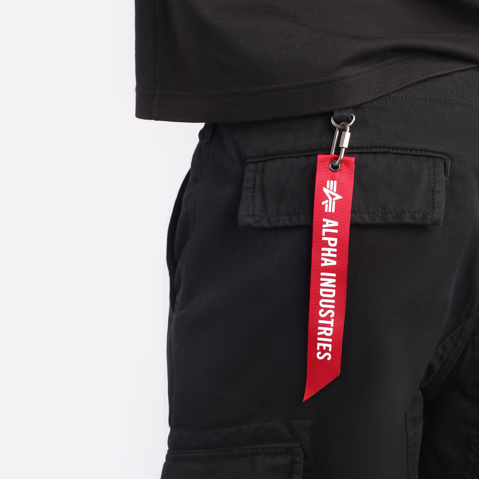 мужские черные брюки Alpha Industries ACU Pant MBA52501C1-black - цена, описание, фото 4