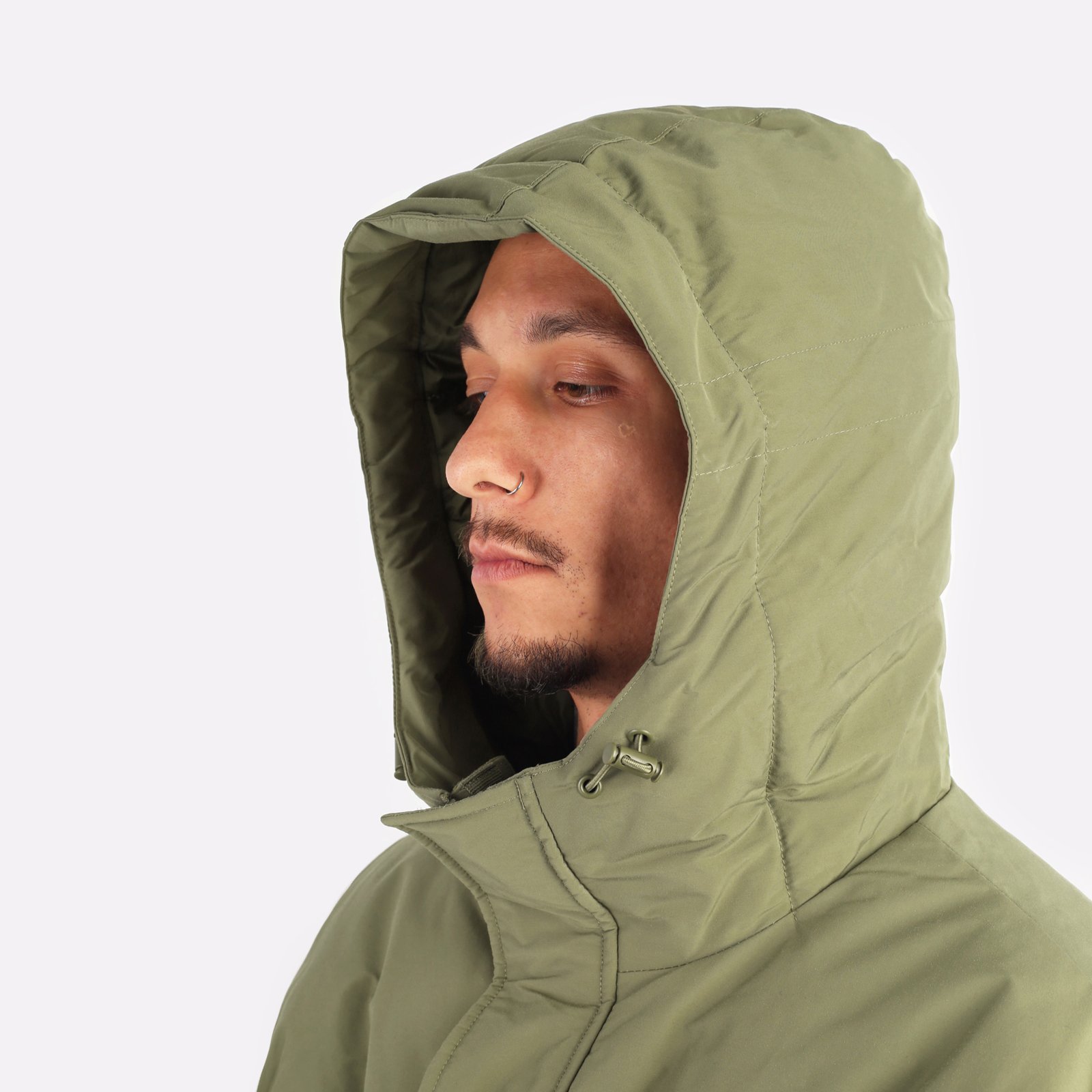 мужская зеленая куртка Alpha Industries Long Puffer Parka MJL53500C1-green - цена, описание, фото 5