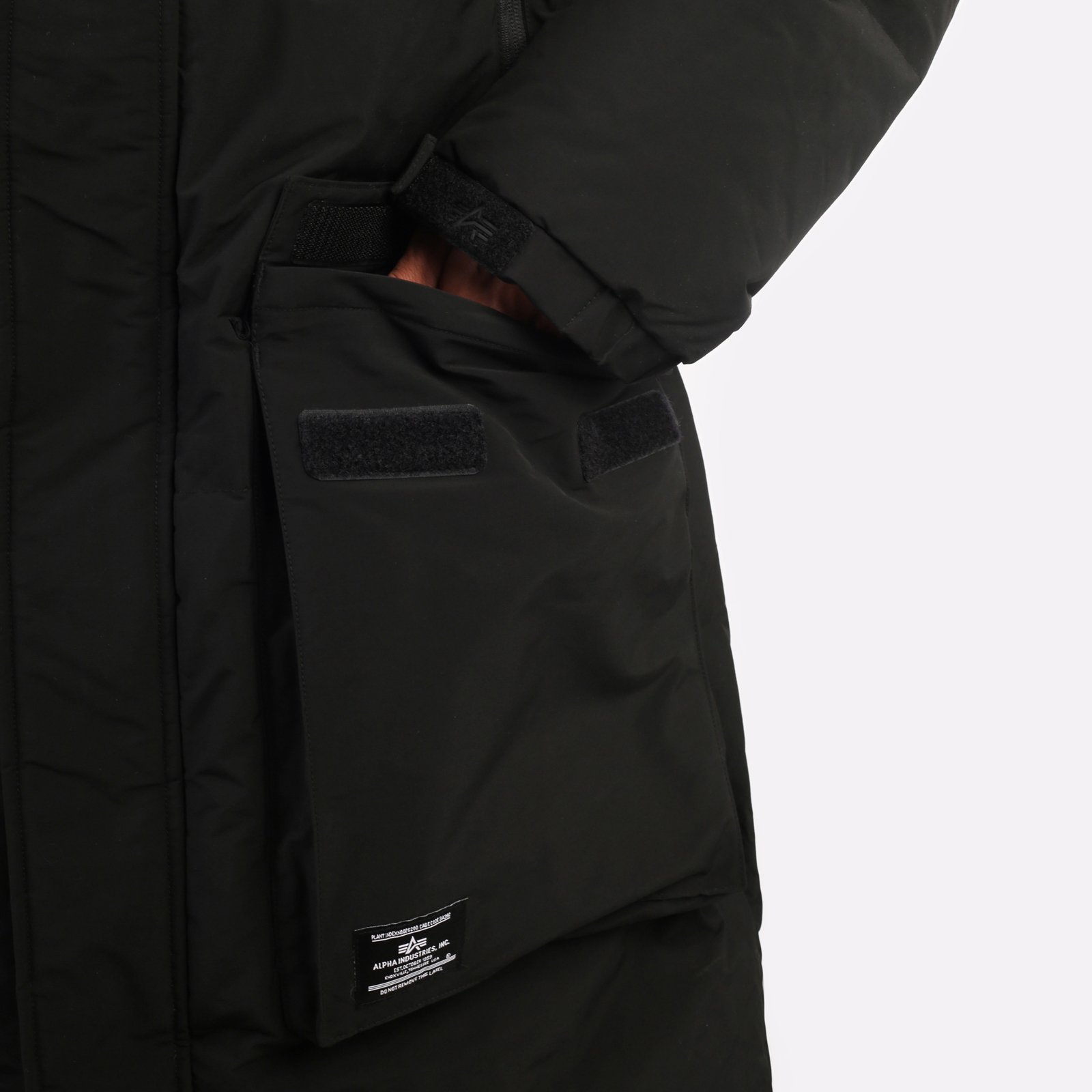 мужская куртка Alpha Industries Long Puffer Parka  (MJL53500C1-black) MJL53500C1-black - цена, описание, фото 6