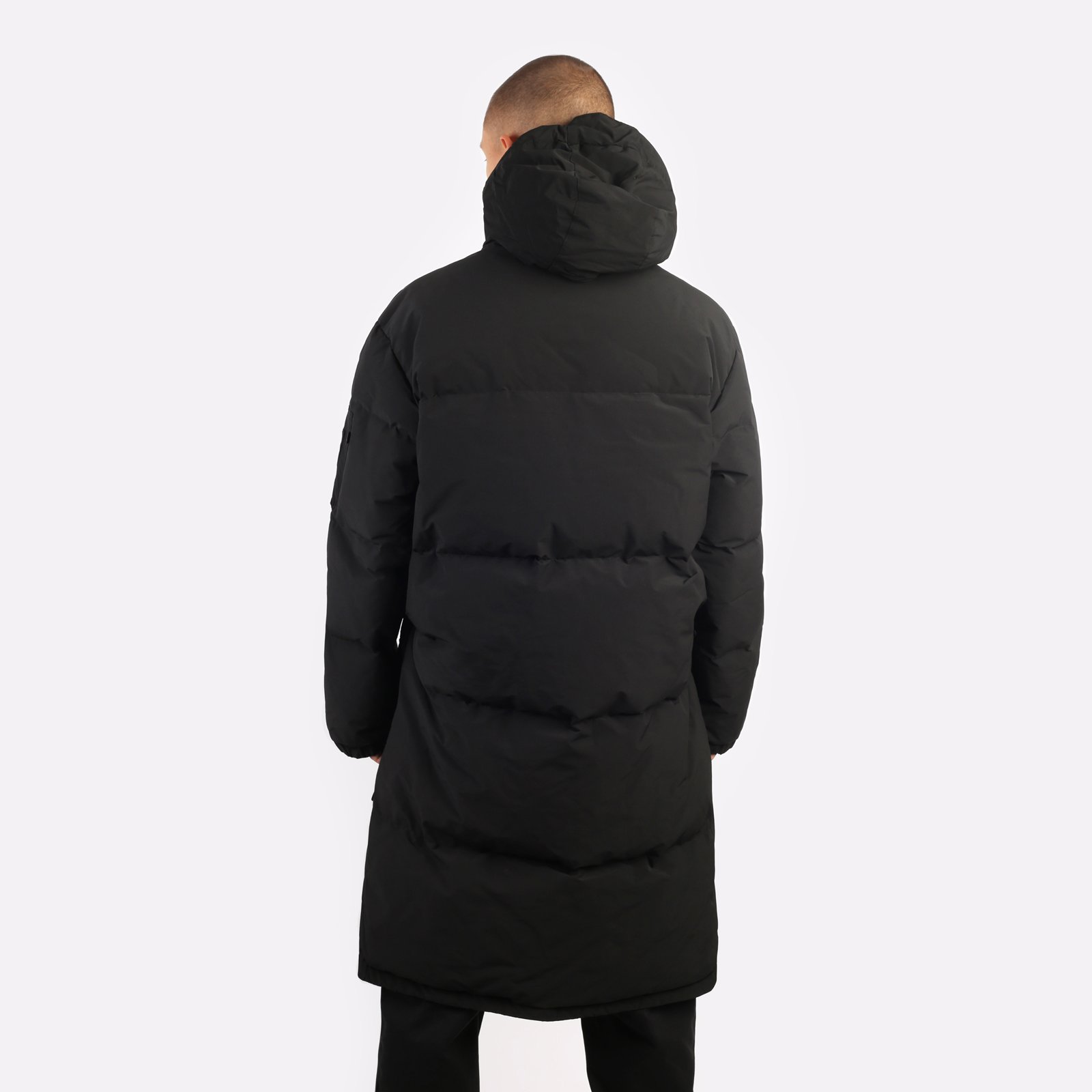 мужская куртка Alpha Industries Long Puffer Parka  (MJL53500C1-black)  - цена, описание, фото 2