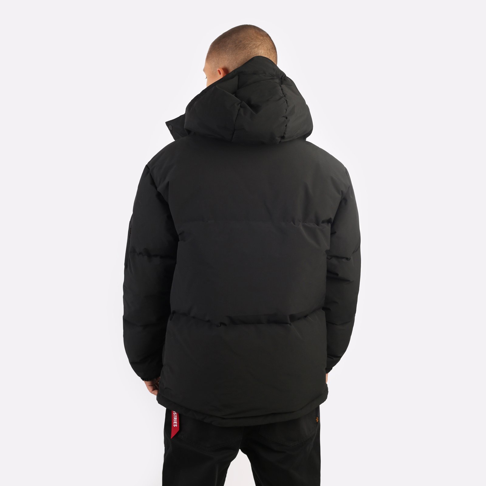 мужская куртка Alpha Industries Puffer Parka  (MJH53500C1-black)  - цена, описание, фото 2
