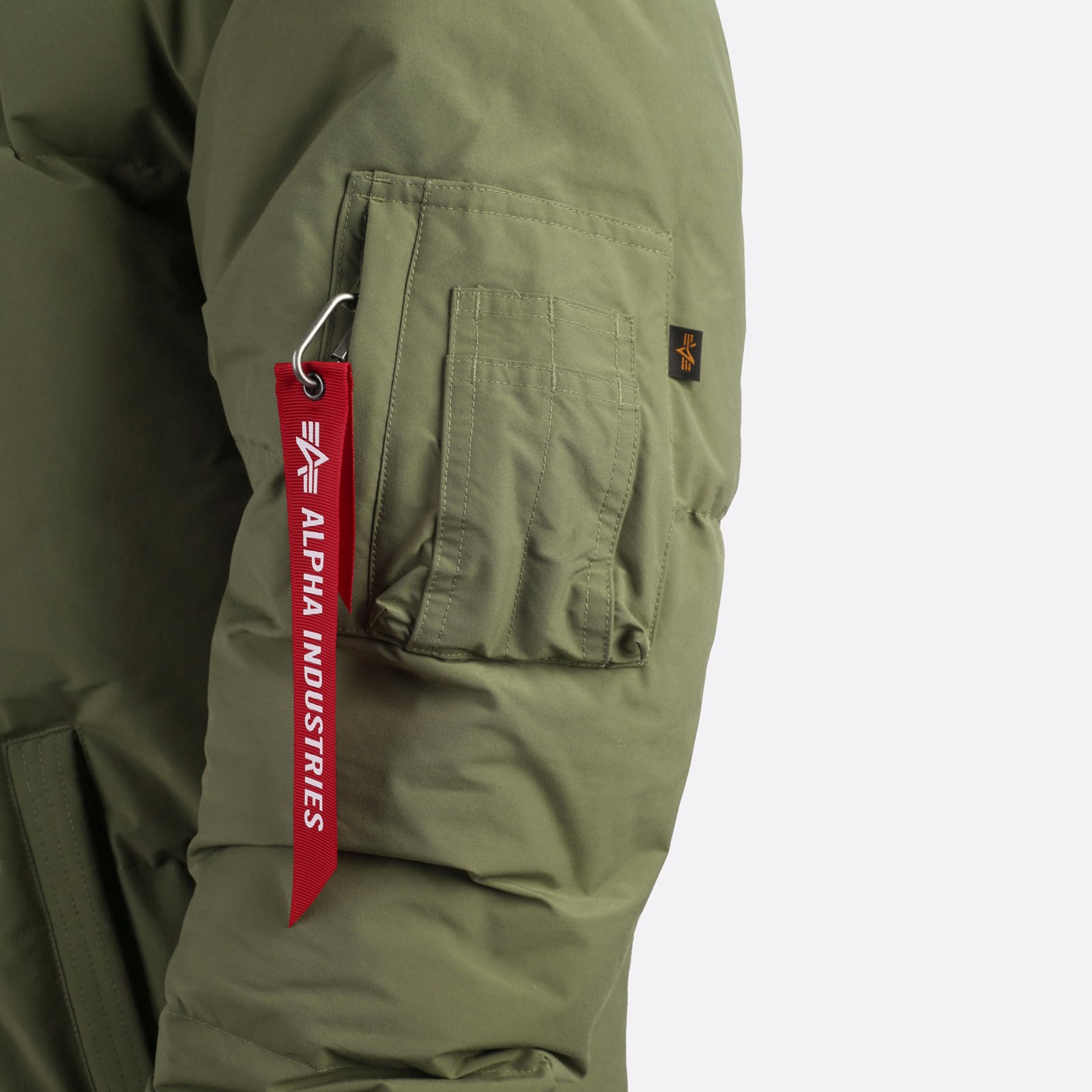 Мужской пуховик Alpha Industries Puffer Parka (MJH53500C1-green)  - цена, описание, фото 8