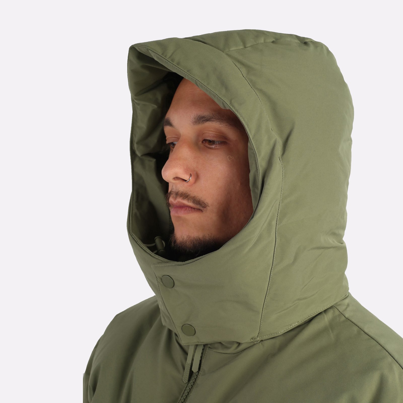 Мужской пуховик Alpha Industries Puffer Parka (MJH53500C1-green)  - цена, описание, фото 5