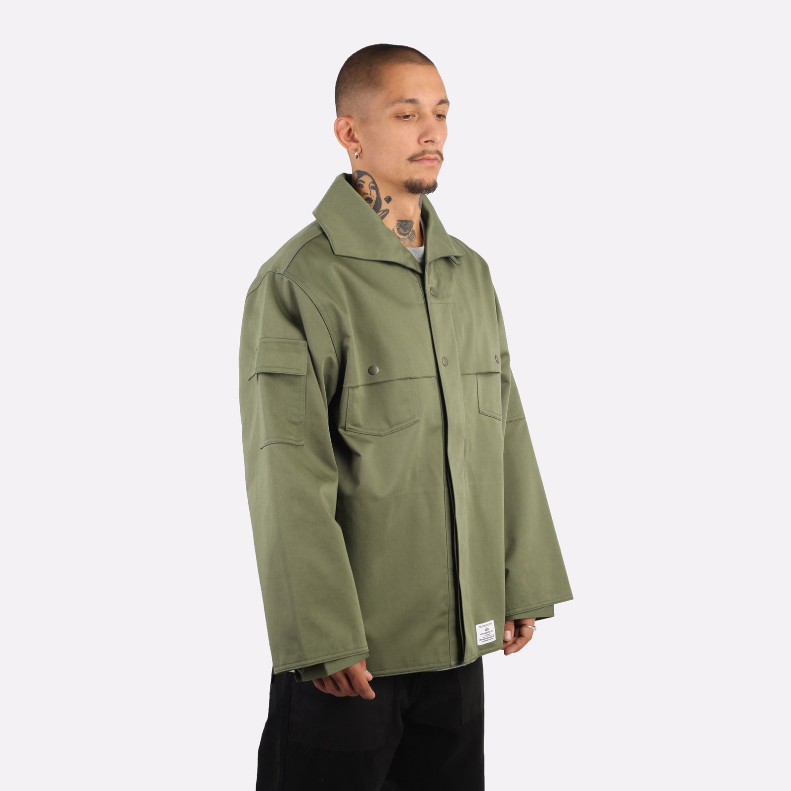 мужская зеленая куртка Alpha Industries M1934 Jacket Mod MJM53500C1-green - цена, описание, фото 3